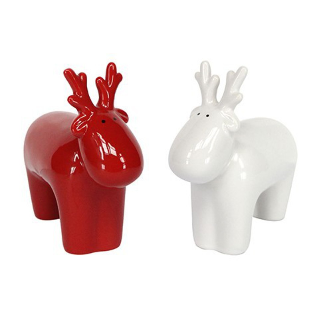 Standing Mini Ceramic Reindeer image 0